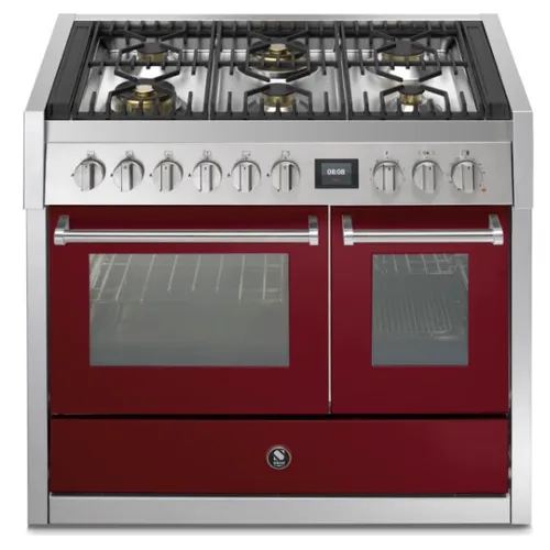 GQ10SF6WBR STEEL Fornuis 100 cm