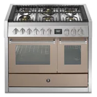 GQ10SF6WSA STEEL Fornuis 100 cm