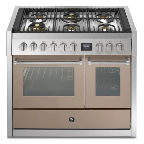 GQ10SF6WSA STEEL Fornuis 100 cm