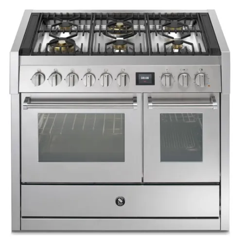 GQ10SF6WSS STEEL Fornuis 100 cm