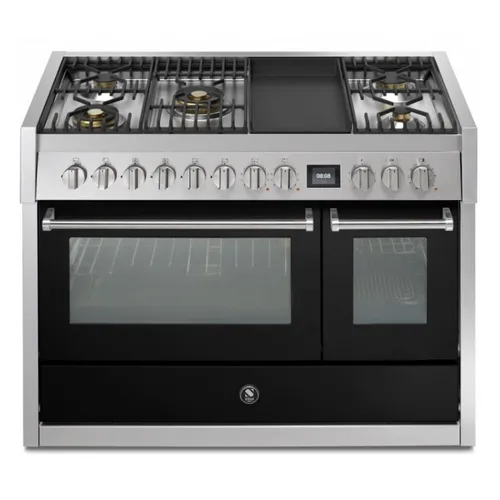 GQ12SF4TMBA STEEL Fornuis 120 cm