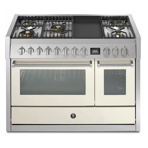 GQ12SF4TMNA STEEL Fornuis 120 cm