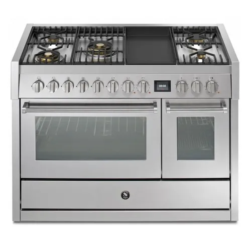 GQ12SF4TMSS STEEL Fornuis 120 cm