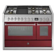 GQ12SF6BBR STEEL Fornuis 120 cm