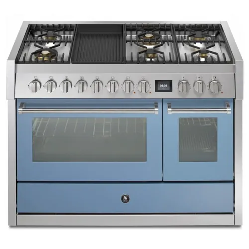 GQ12SF6BCE STEEL Fornuis 120 cm