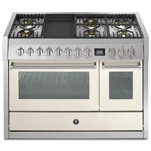 GQ12SF6BNA STEEL Fornuis 120 cm