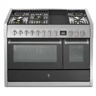 GQ12SF4BMAN STEEL Fornuis 120 cm