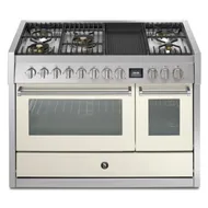 GQ12SF4BMNA STEEL Fornuis 120 cm
