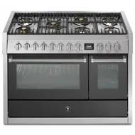 GQ12SF6MAN STEEL Fornuis 120 cm