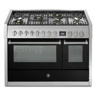GQ12SF6MBA STEEL Fornuis 120 cm