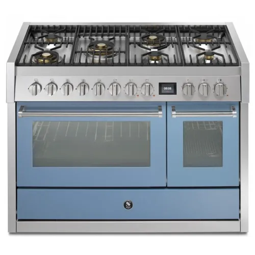 GQ12SF6MCE STEEL Fornuis 120 cm