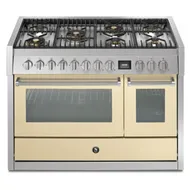 GQ12SF6MCR STEEL Fornuis 120 cm