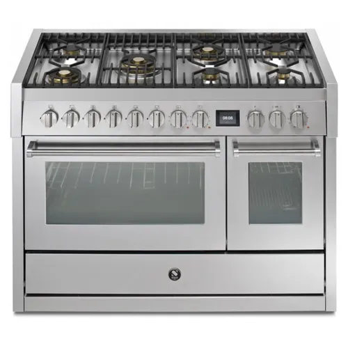 GQ12SF6MSS STEEL Fornuis 120 cm