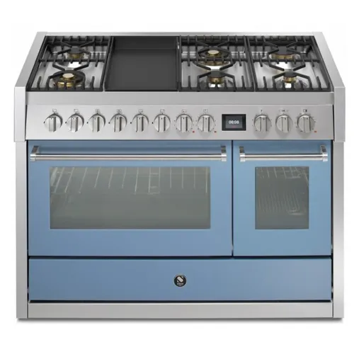 GQ12SF6TCE STEEL Fornuis 120 cm
