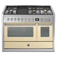 GQ12SF6TCR STEEL Fornuis 120 cm