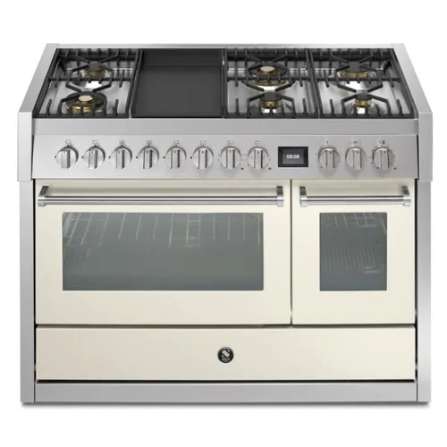 GQ12SF6TNA STEEL Fornuis 120 cm