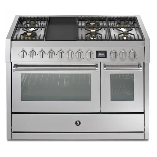 GQ12SF6TSS STEEL Fornuis 120 cm