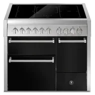 GQ10SFFD5FIBA STEEL Fornuis 100 cm