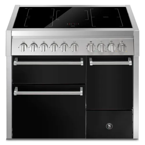 GQ10SFFD5FIBA STEEL Fornuis 100 cm