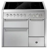 GQ10SFFD5FISS STEEL Fornuis 100 cm