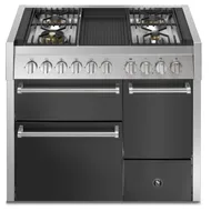 GQ10SFFD4BAN STEEL Fornuis 100 cm