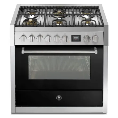 GQ9S6WBA STEEL Fornuis 90 cm