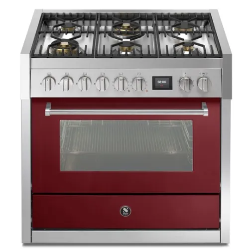 GQ9S6WBR STEEL Fornuis 90 cm
