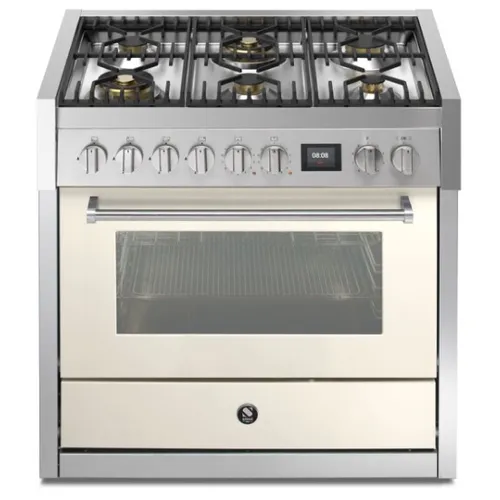 GQ9S6WNA STEEL Fornuis 90 cm