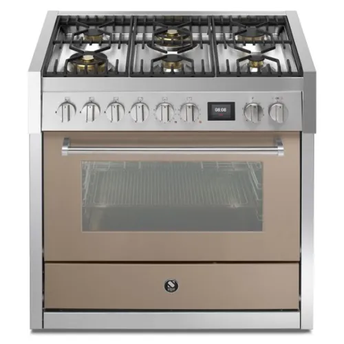 GQ9S6WSA STEEL Fornuis 90 cm