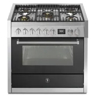 GQ9S4MAN STEEL Fornuis 90 cm