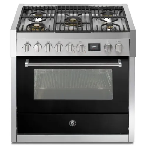 GQ9S4MBA STEEL Fornuis 90 cm