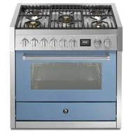 GQ9S4MCE STEEL Fornuis 90 cm