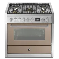 GQ9S4MSA STEEL Fornuis 90 cm
