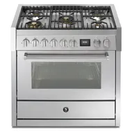 GQ9S4MSS STEEL Fornuis 90 cm