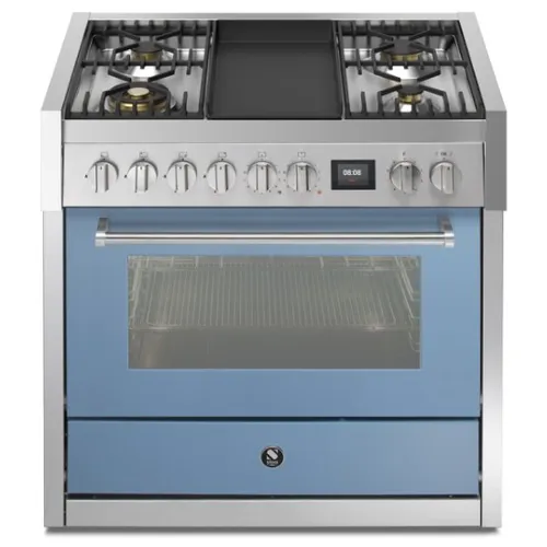 GQ9S4TCE STEEL Fornuis 90 cm