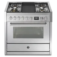 GQ9S4TSS STEEL Fornuis 90 cm
