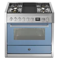 GQ9S4BCE STEEL Fornuis 90 cm