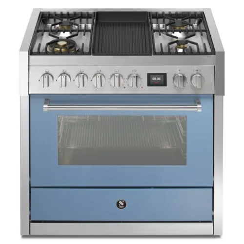GQ9S4BCE STEEL Fornuis 90 cm