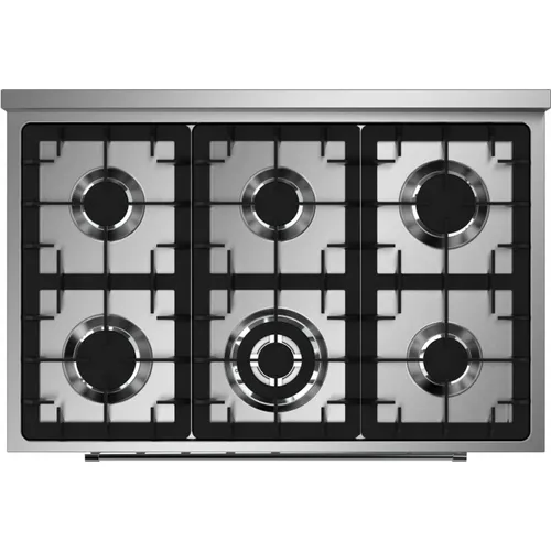 EQ10FF6AN STEEL Fornuis 100 cm