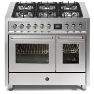 EQ10FF6SS STEEL Fornuis 100 cm