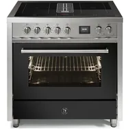 EQ9F4FIKAN STEEL Fornuis 90 cm