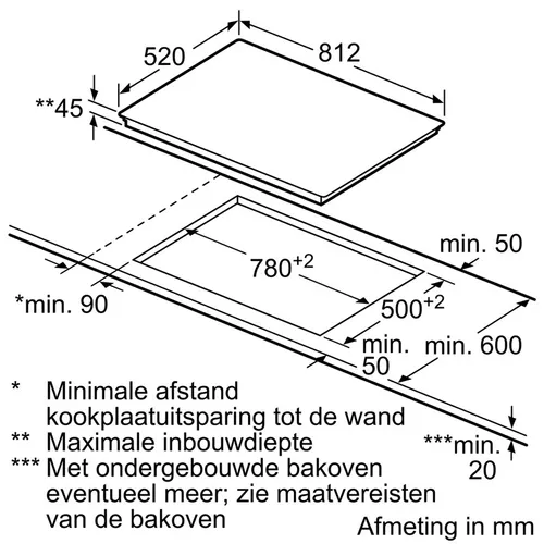 ET875LMP1D SIEMENS Keramische kookplaat