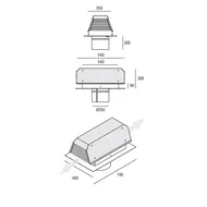 GEC300F ABK INNOVENT Externe motor tbv afzuiging
