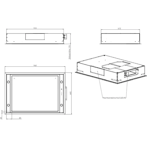 PFD400USSTWB MIELE Onderbouw vaatwasser