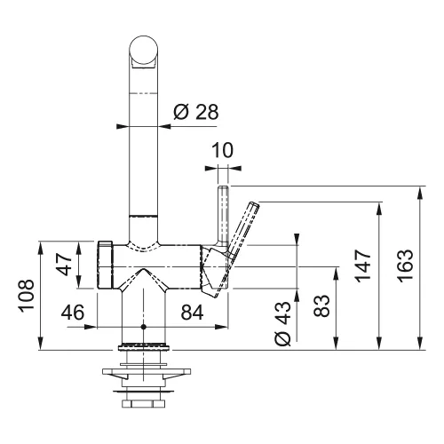 CCA116B1 OPERA Plafond afzuigkap