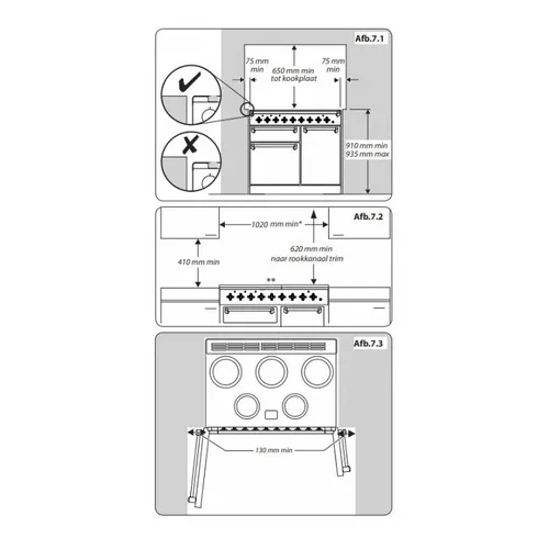ELS100EICAEU FALCON Fornuis 100 cm