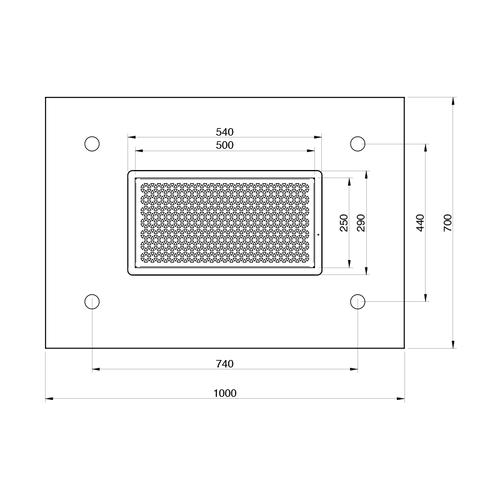OKL100NF LANCELLOTTI Wandschouw afzuigkap