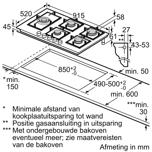 EP9A6SB90N SIEMENS Gaskookplaat