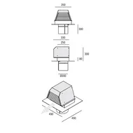 GEC225F ABK INNOVENT Externe motor tbv afzuiging