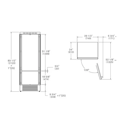 2104500009 V-ZUG Inbouw oven